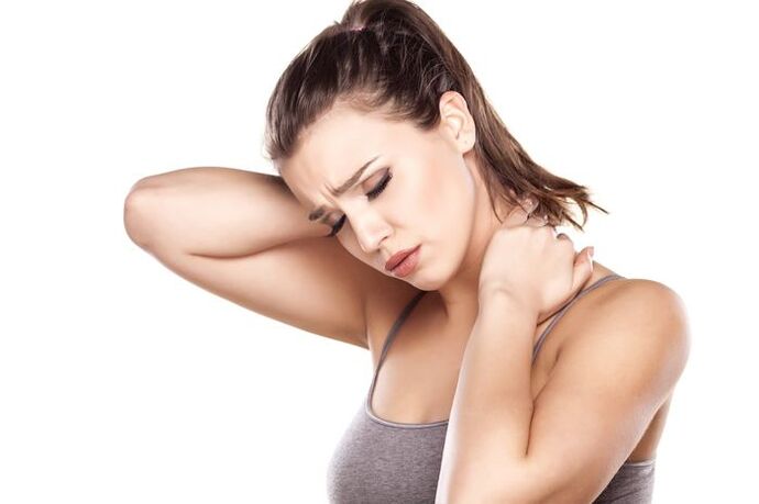 Sāpes un stīvums kaklā - dzemdes kakla osteohondrozes simptomi